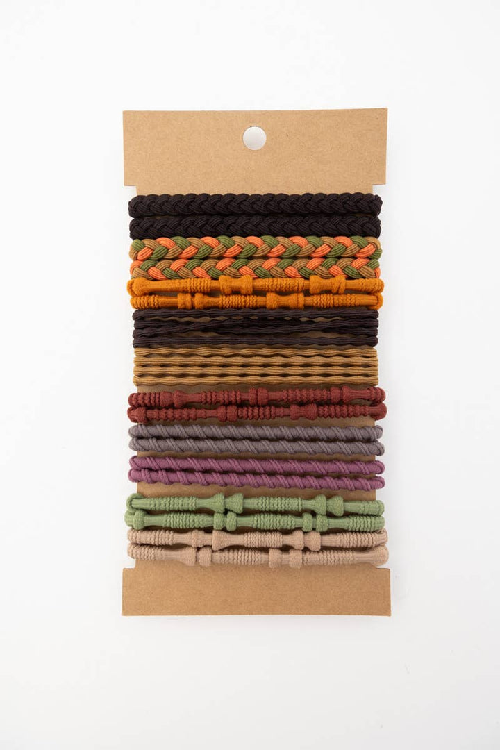 Hair tie bracelet sets - multicolored 