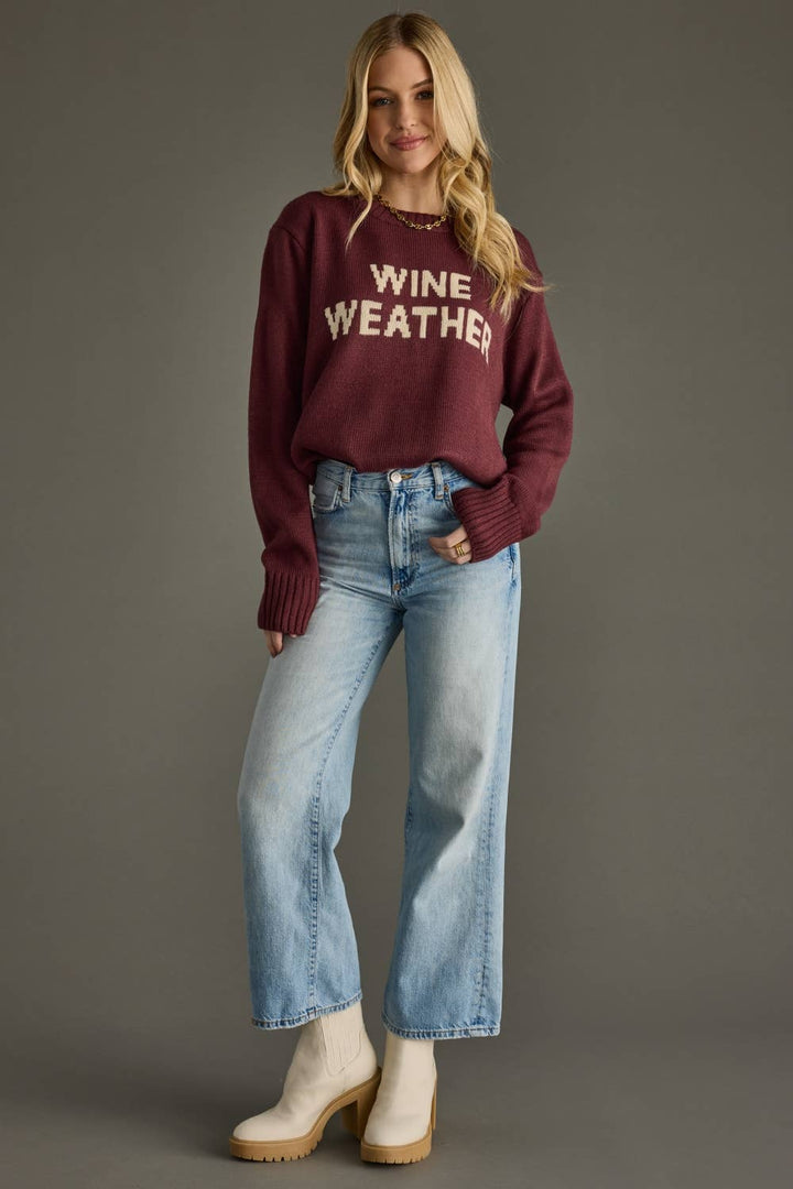 The Wine Weather Sweater