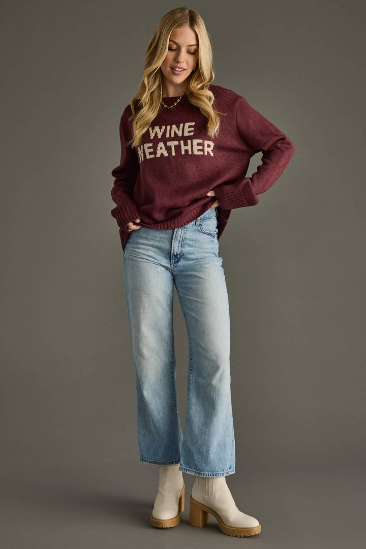 The Wine Weather Sweater
