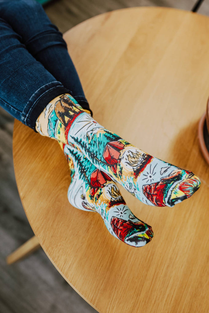 The Happy Camper Socks