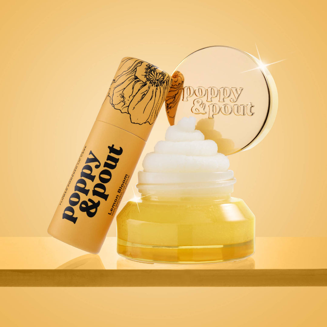 Poppy & Pout Lemon Bloom Lip Care Duo