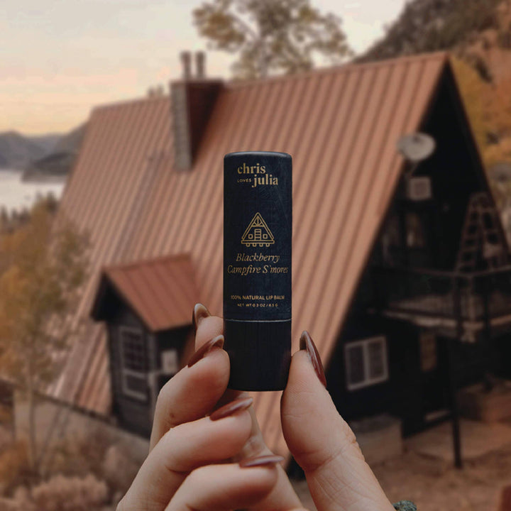 Blackberry Campfire S'mores Lip Balm - Chris Loves Julia