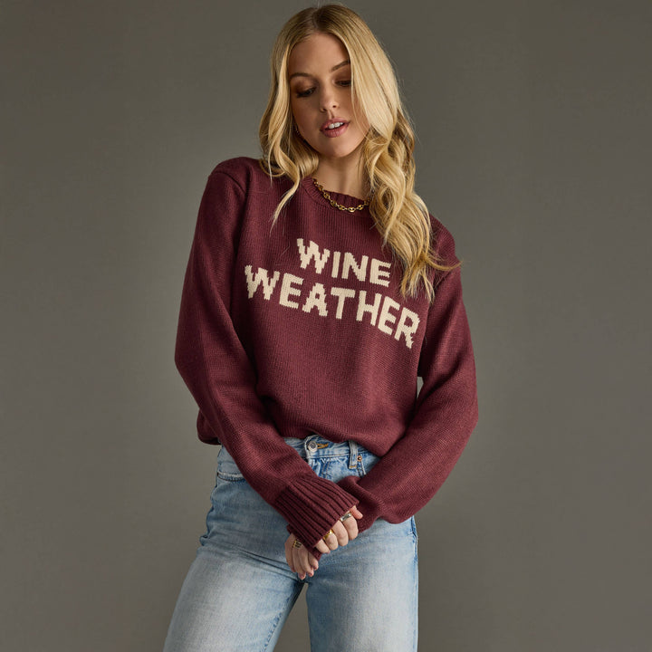 The Wine Weather Sweater