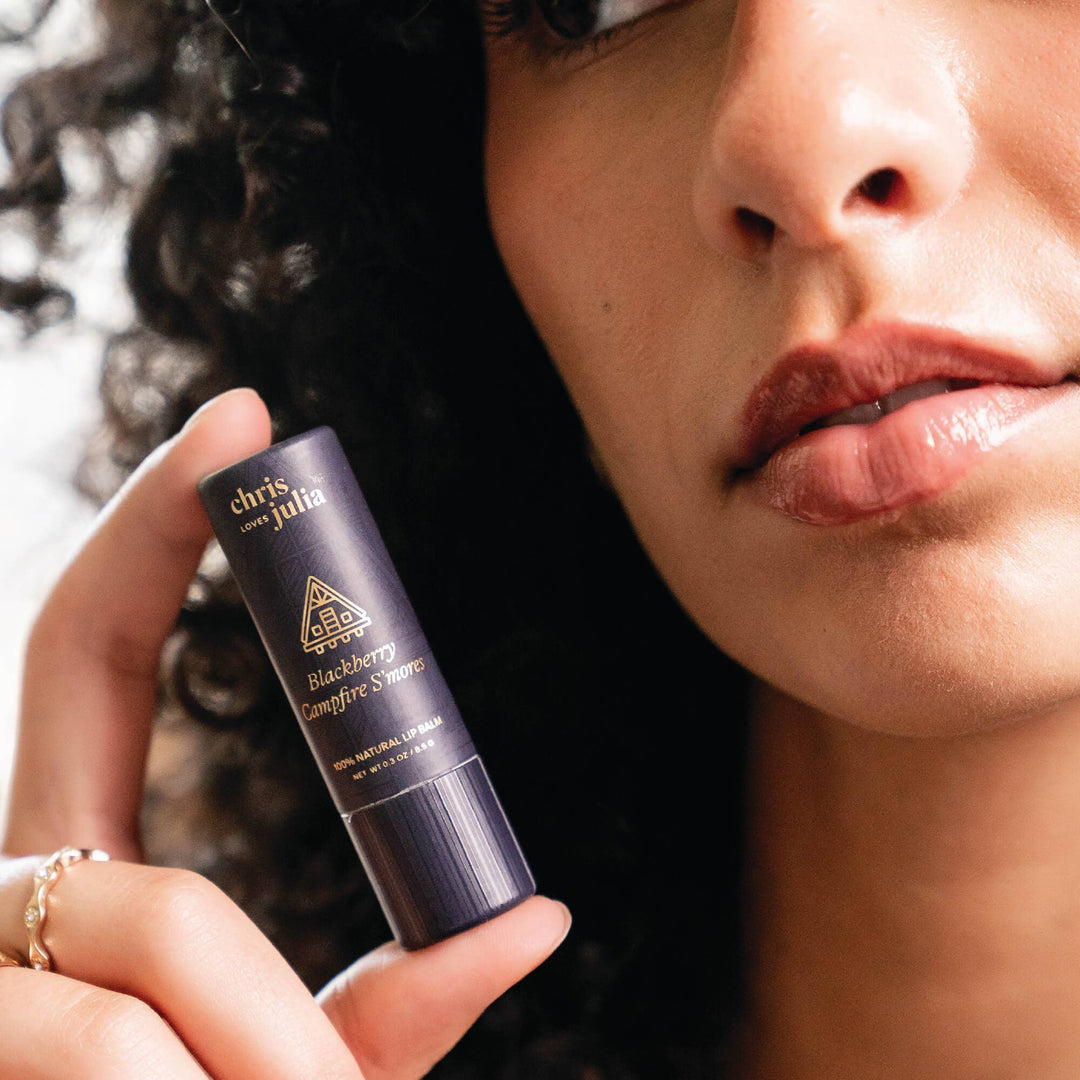 Blackberry Campfire S'mores Lip Balm - Chris Loves Julia