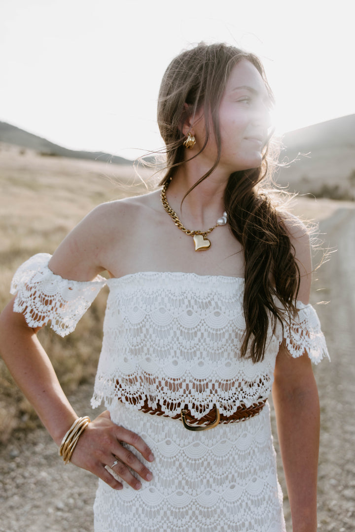 The Alycia Lace Crop Top