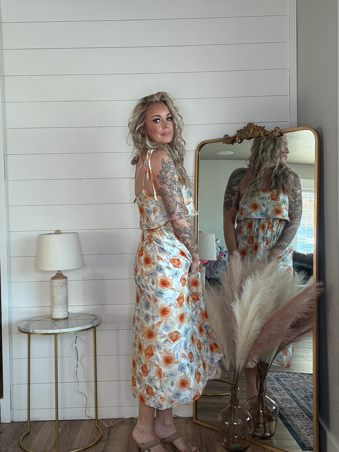 The Sienna Midi Dress - Timber & Velvet Boutique 