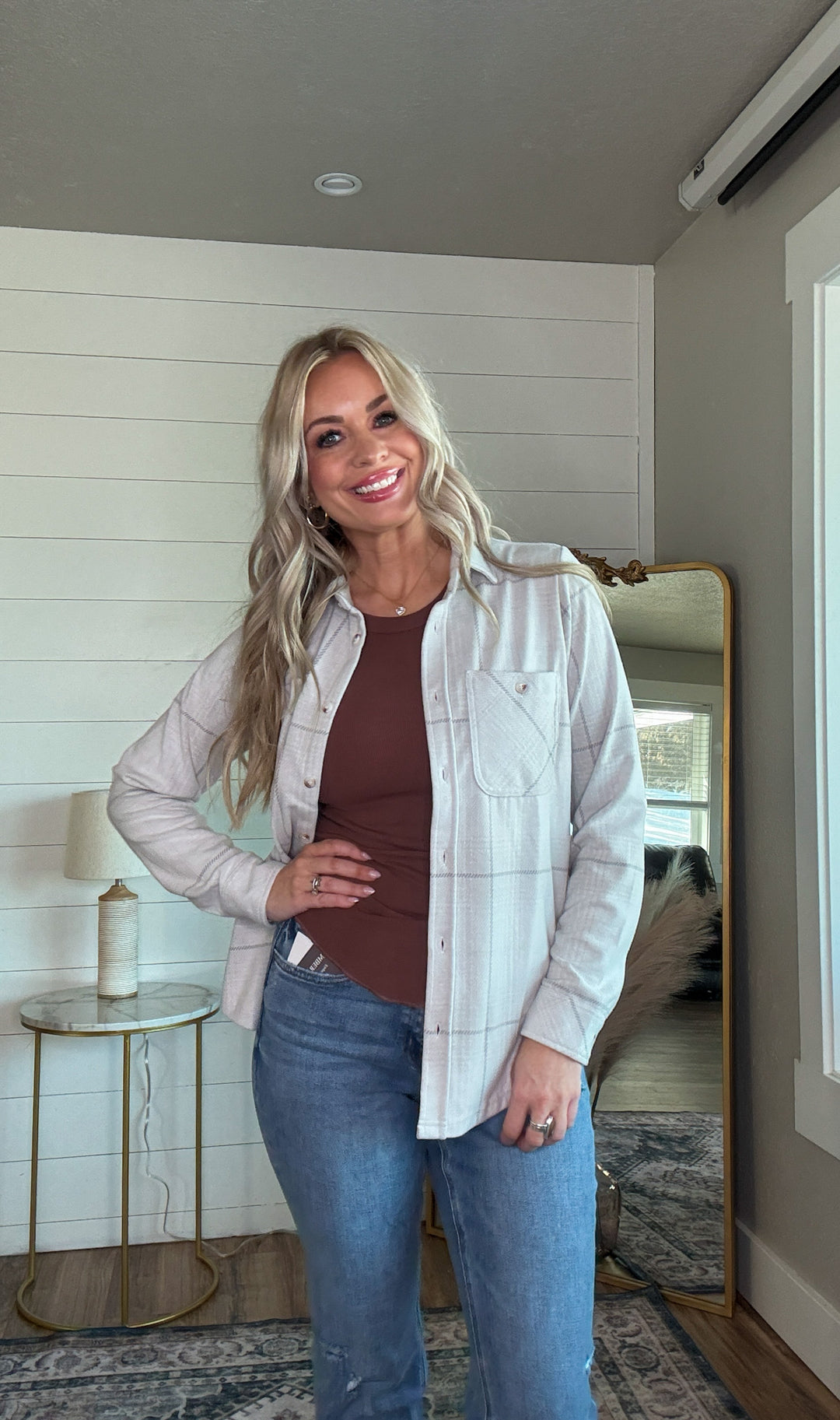 The Everly Super Soft Button-Up - Timber & Velvet Boutique 