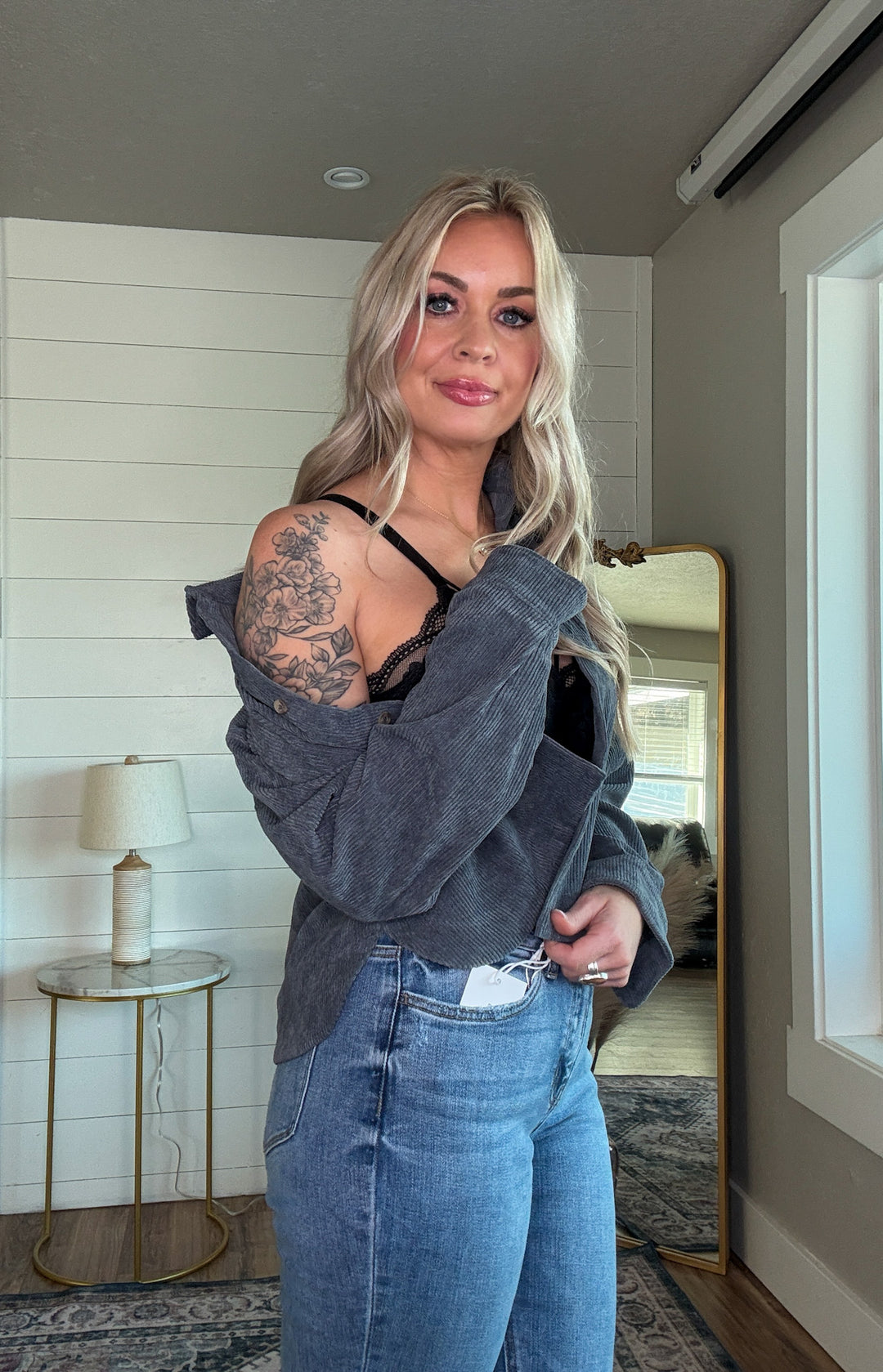 The Sawyer Corduroy Shacket - Timber & Velvet Boutique 