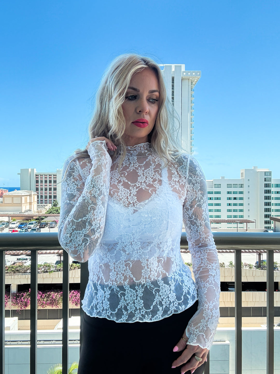 Lace Long Sleeve Top 