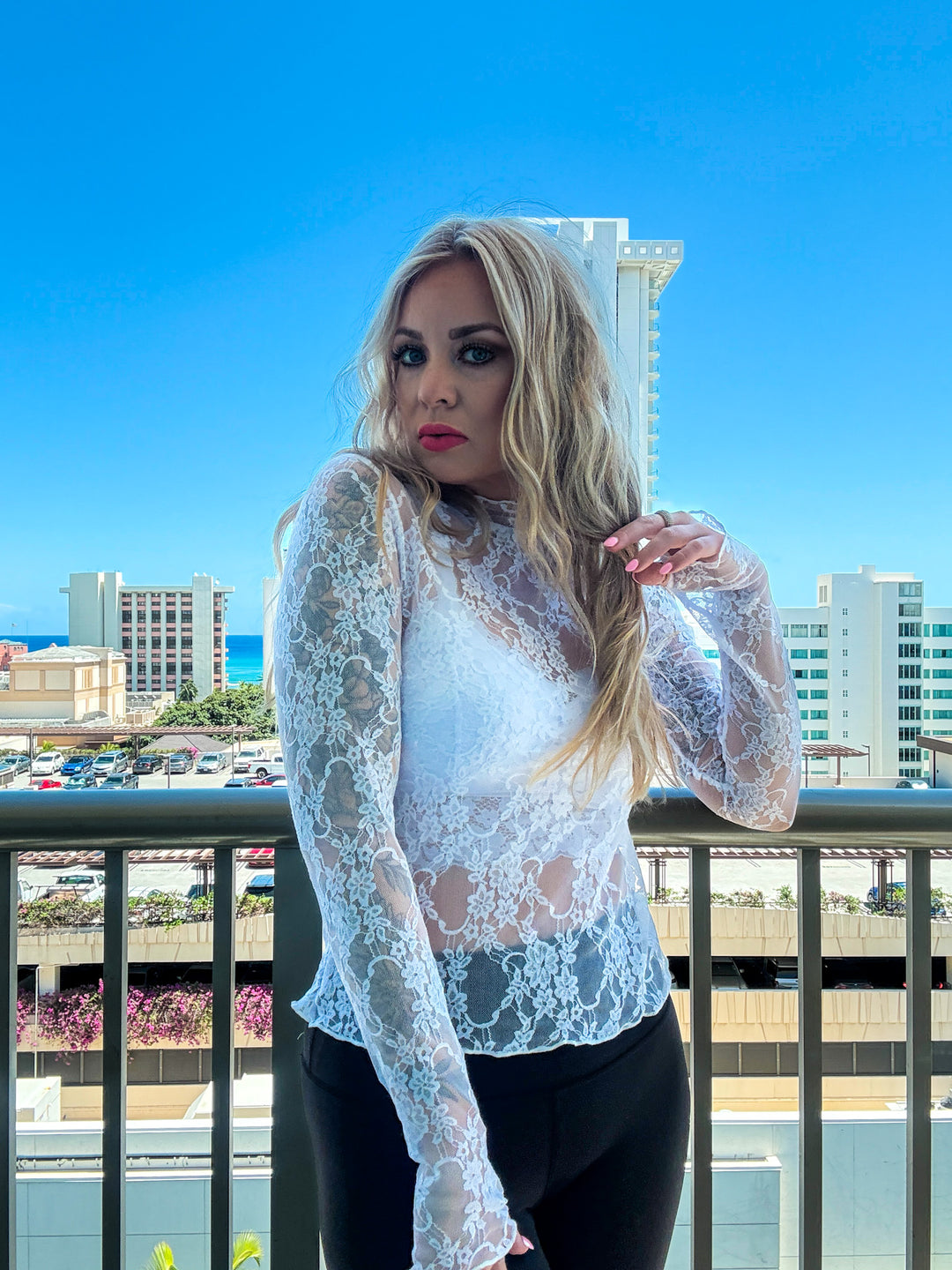 Lace Long Sleeve Top 