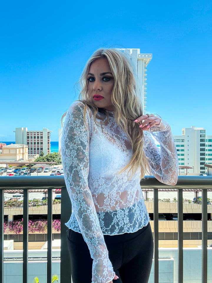 Lace Long Sleeve Top 