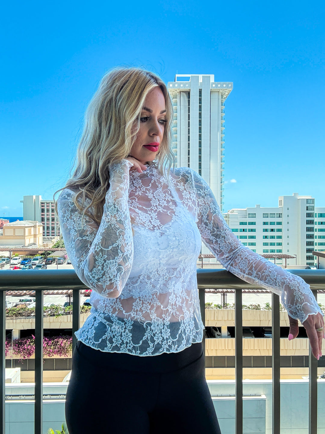 Lace Long Sleeve Top 