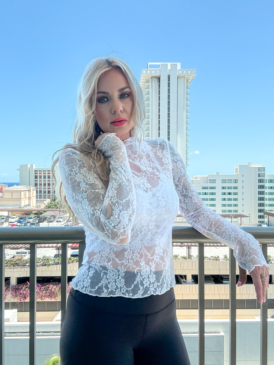 Lace Long Sleeve Top 