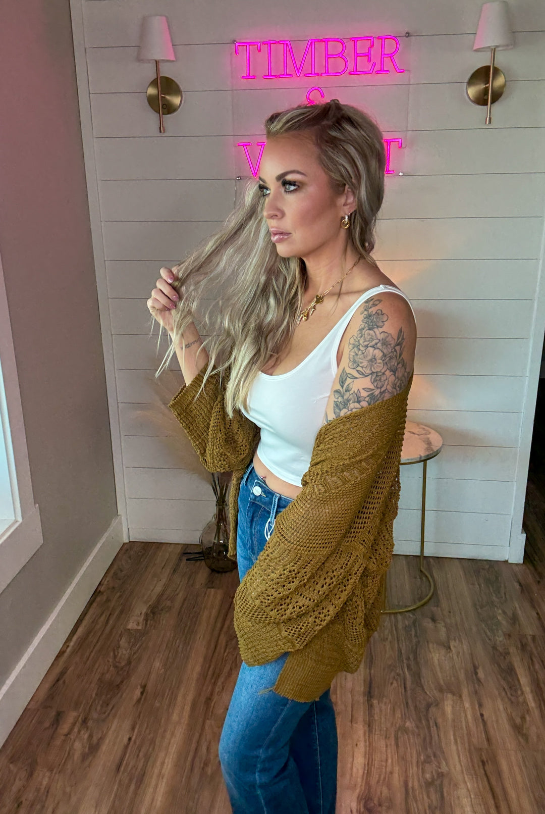 White Crop Top 