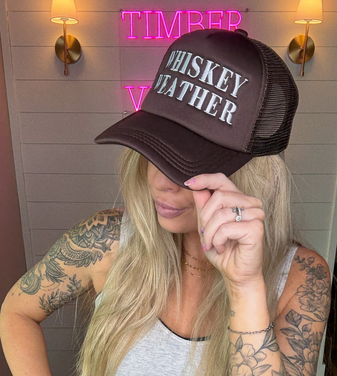 Whiskey Weather Trucker Hat