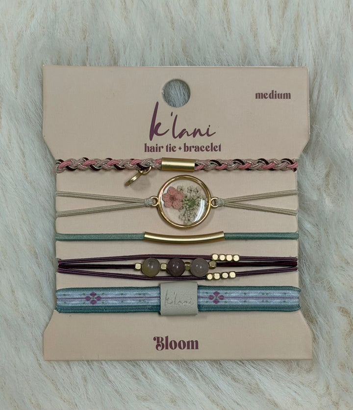 K'lani Hair Tie Bracelet Set (Multiple Options)