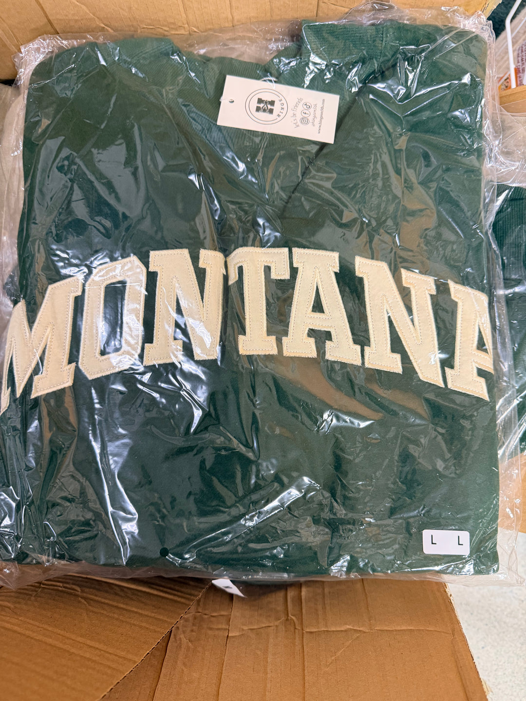 Montana Varsity Mockneck Sweatshirt – Forest Green