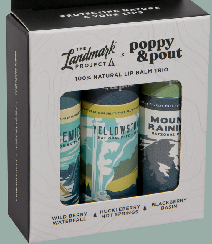 Poppy & Pout Landmark Project Lip Balm Trio