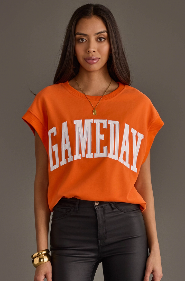 The Ultimate Game Day Short Sleeve Varsity Sweatshirt / Multiple Colors