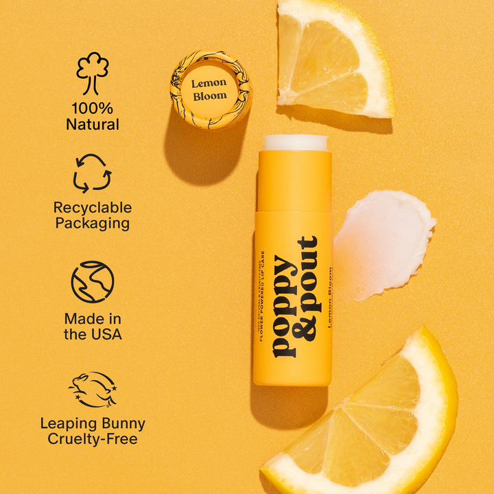 Poppy & Pout Lemon Bloom Lip Care Duo