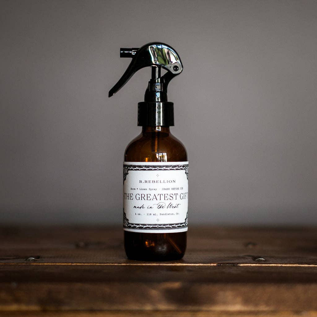 The Greatest Gift | Cinnamon &amp; Vanilla Bean Room + Linen Spray (4oz)