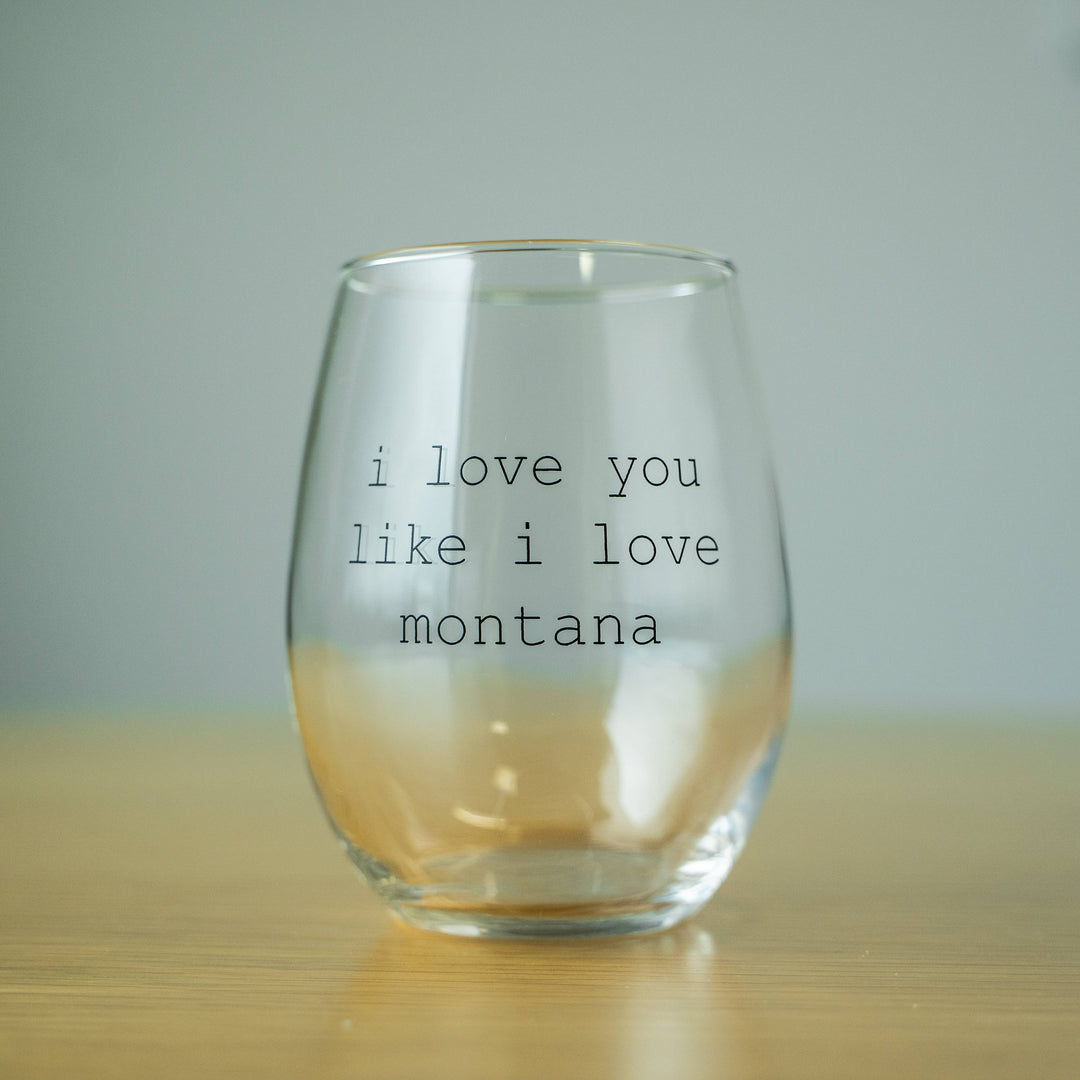 Montana Stemless Wine Glasses
