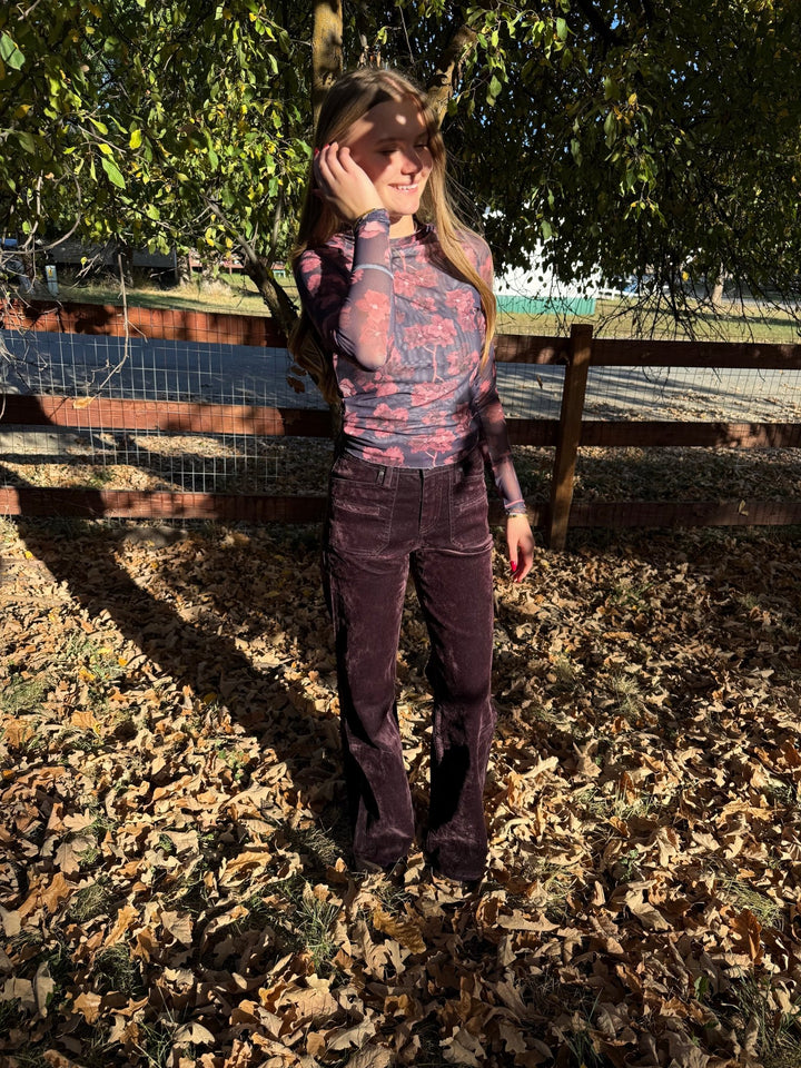 Bayeas Claire Mid-Rise Wide Leg Jeans - Timber &amp; Velvet Boutique