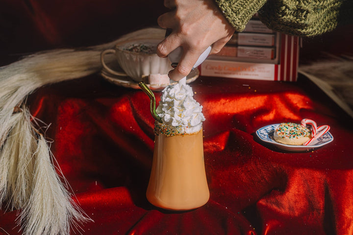 Candy Cane Cookie Latte Café Set - Timber &amp; Velvet Boutique
