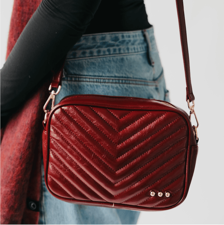 Coco Quilted Camera Crossbody Bag - Timber &amp; Velvet Boutique