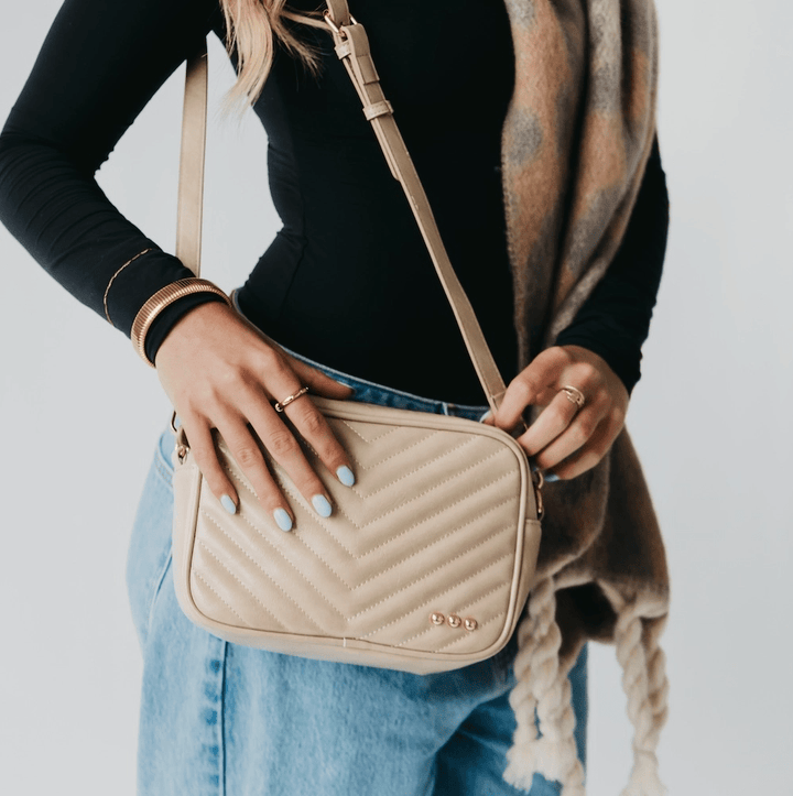 Coco Quilted Camera Crossbody Bag - Timber &amp; Velvet Boutique