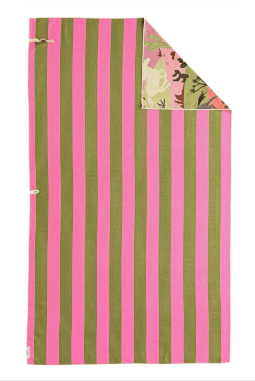 Crae Reversible Waffle Weave Beach Towel – Ultra-Absorbent &amp; Compact - Timber &amp; Velvet Boutique