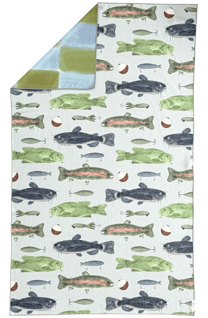 Crae Reversible Waffle Weave Beach Towel – Ultra-Absorbent &amp; Compact - Timber &amp; Velvet Boutique