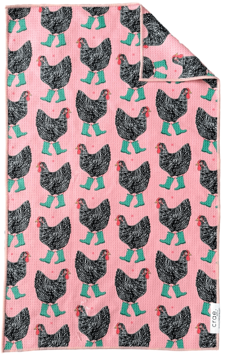 Crae Waffle Weave Microfiber Hand Towel – Ultra-Absorbent &amp; Eco-Friendly - Timber &amp; Velvet Boutique