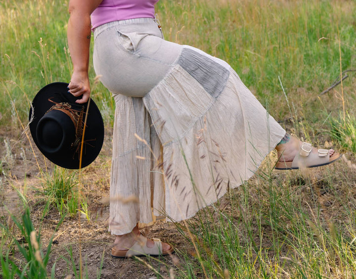 Dallas Tiered Patchwork Boho Wide-Leg Pants - Timber &amp; Velvet Boutique