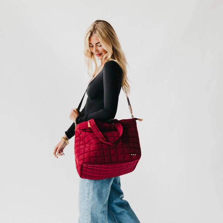 Day Dreamer Quilted Tote Bag - Timber &amp; Velvet Boutique
