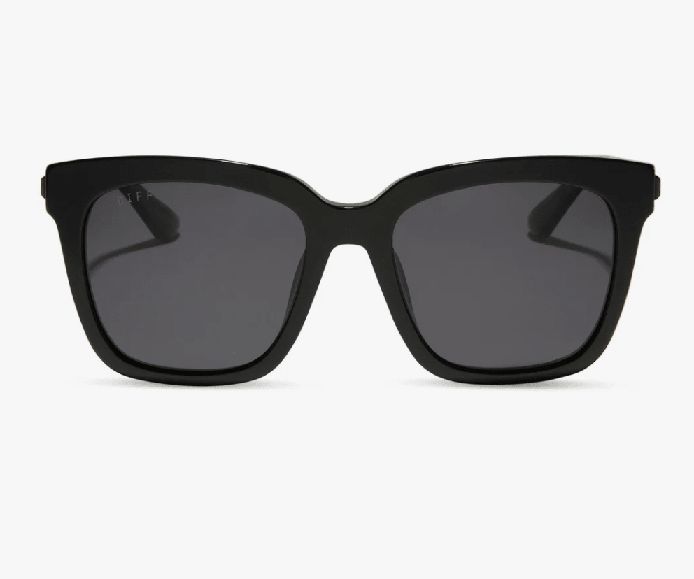 DIFF Bella Sunglasses – Black + Grey Polarized - Timber &amp; Velvet Boutique