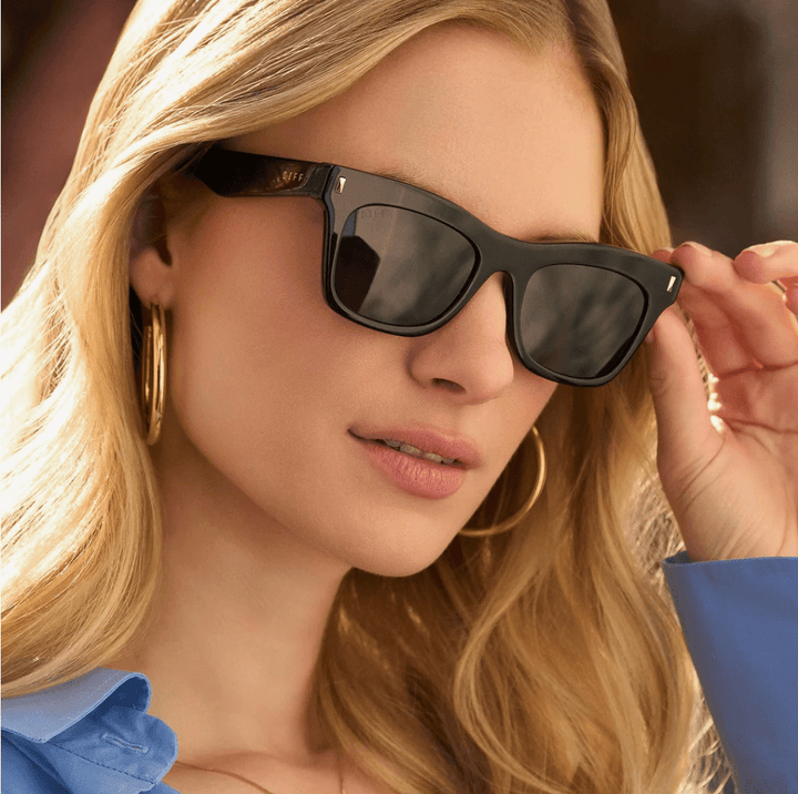 DIFF Bradley Sunglasses – Black + Grey Polarized - Timber &amp; Velvet Boutique