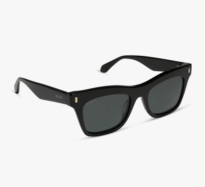 DIFF Bradley Sunglasses – Black + Grey Polarized - Timber &amp; Velvet Boutique