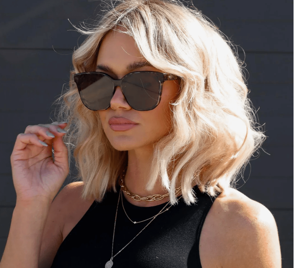 DIFF GIA Sunglasses – Espresso Tortoise + Grey - Timber &amp; Velvet Boutique