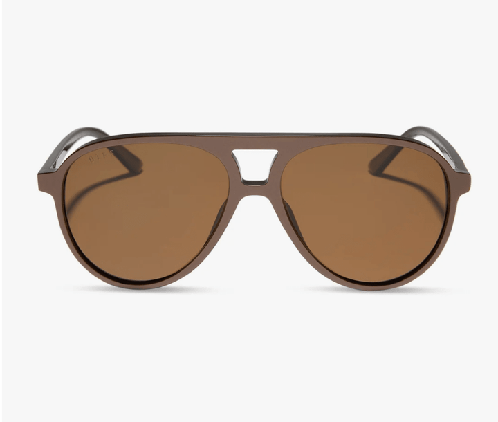 DIFF Tosca II Sunglasses – Moscow Mule + Brown Polarized - Timber &amp; Velvet Boutique