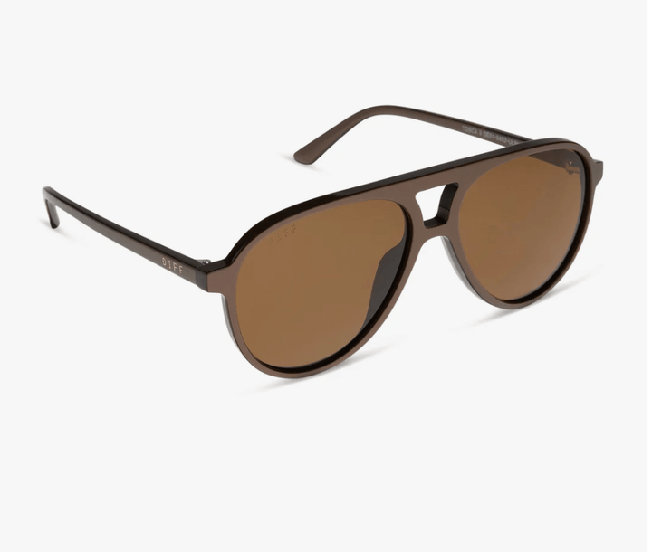 DIFF Tosca II Sunglasses – Moscow Mule + Brown Polarized - Timber &amp; Velvet Boutique