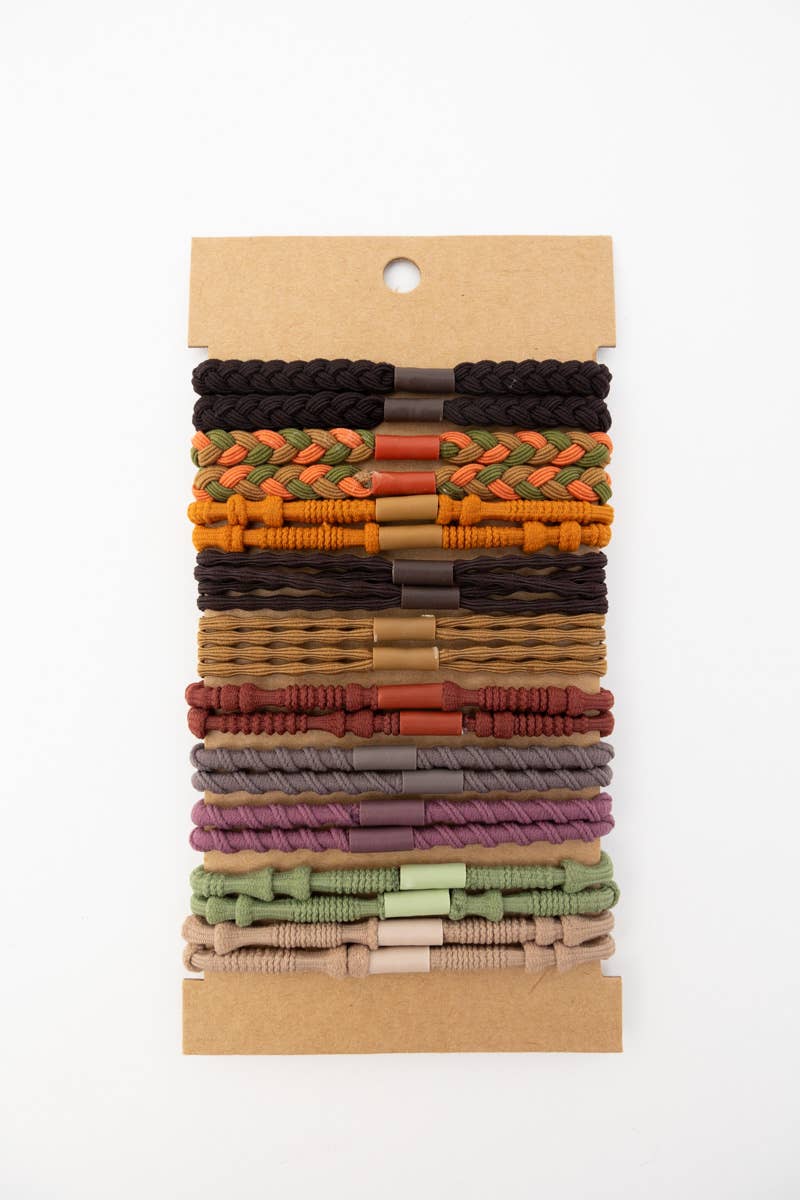 Hair tie bracelet sets - multicolored 