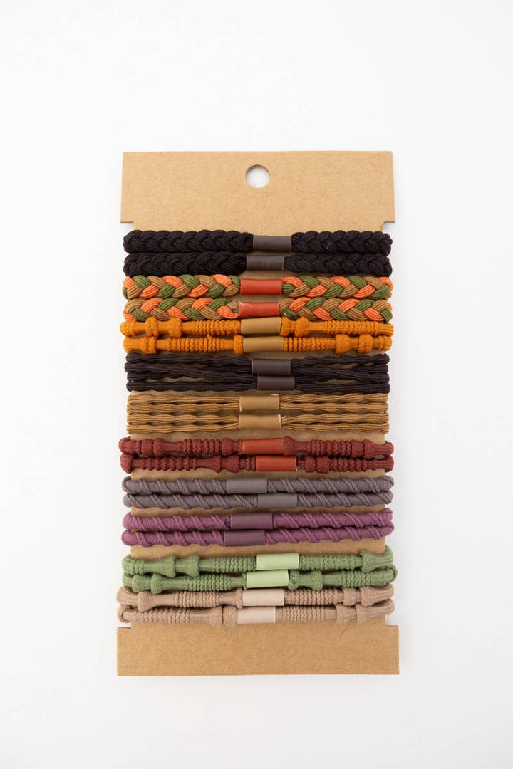 Hair tie bracelet sets - multicolored 