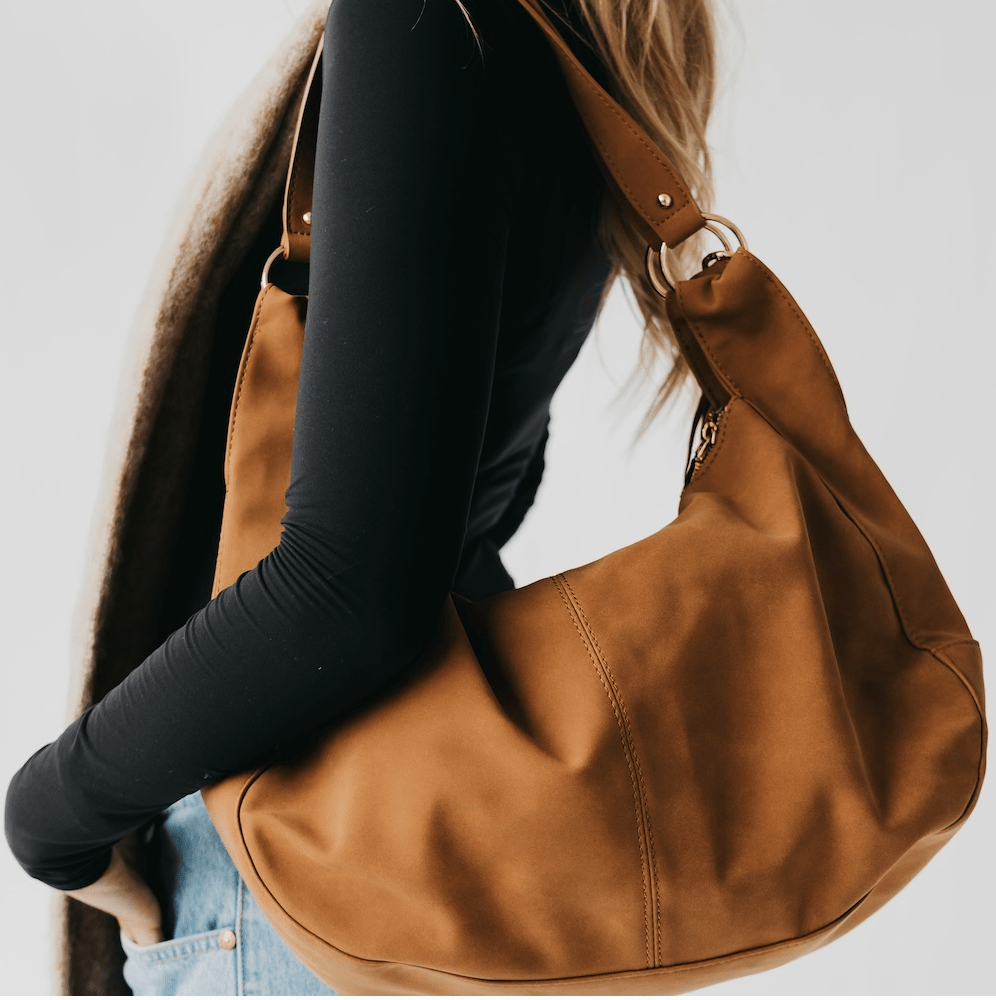 Hazel Hobo Shoulder Bag with Tassel - Timber &amp; Velvet Boutique