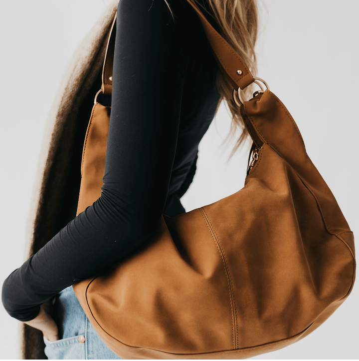 Hazel Hobo Shoulder Bag with Tassel - Timber &amp; Velvet Boutique