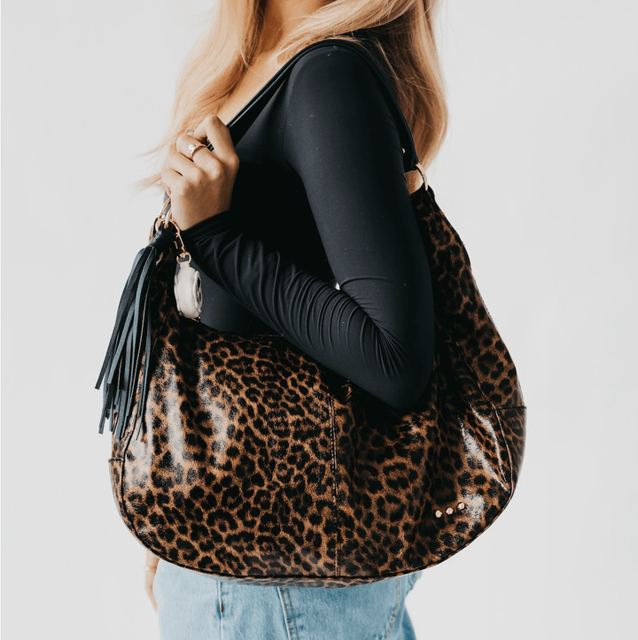 Hazel Hobo Shoulder Bag with Tassel - Timber &amp; Velvet Boutique