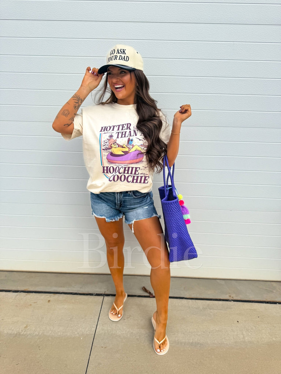 Hotter Than A Hoochie Retro Country Graphic Tee - Timber &amp; Velvet Boutique