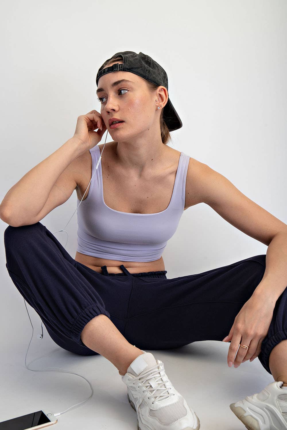 Lainey French Terry Cropped Joggers | Soft Relaxed Loungewear - Timber &amp; Velvet Boutique