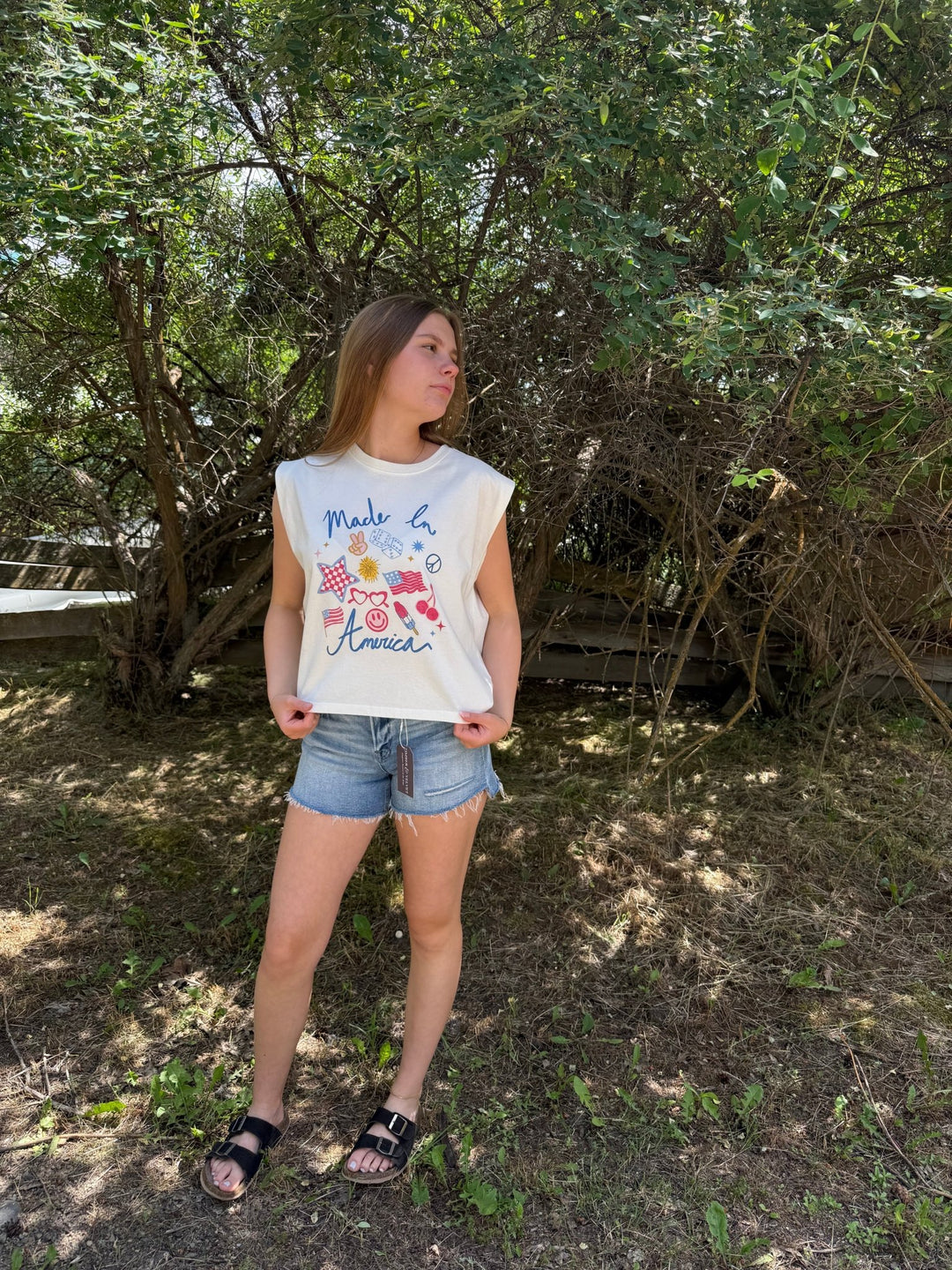 Made in USA Cotton Muscle Tank - Timber &amp; Velvet Boutique