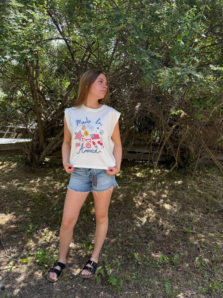 Made in USA Cotton Muscle Tank - Timber &amp; Velvet Boutique